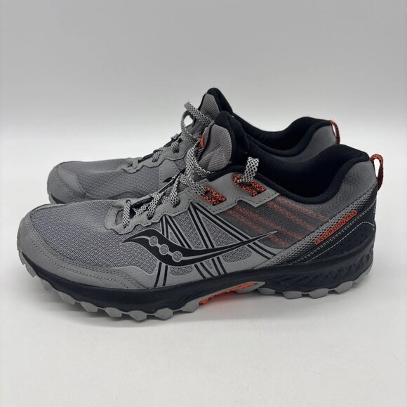 Saucony Excursion TR14 S20584-3 Running Shoe Men's Size 12 US Gray Black Orange - Picture 5 of 11